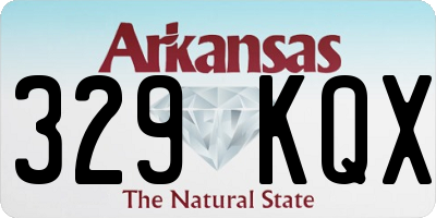 AR license plate 329KQX