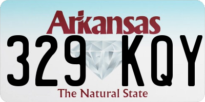AR license plate 329KQY
