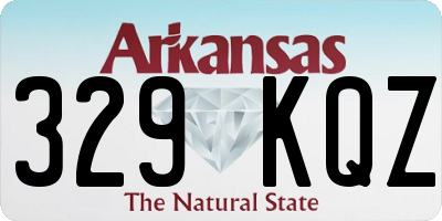 AR license plate 329KQZ