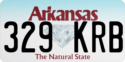 AR license plate 329KRB