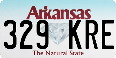 AR license plate 329KRE