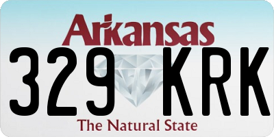AR license plate 329KRK