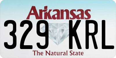 AR license plate 329KRL