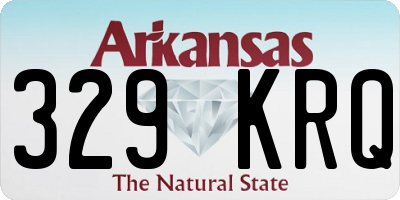 AR license plate 329KRQ