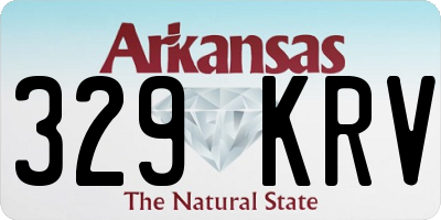 AR license plate 329KRV