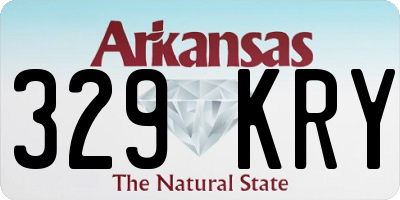 AR license plate 329KRY