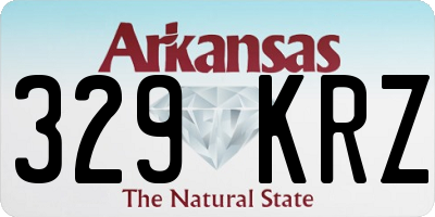 AR license plate 329KRZ