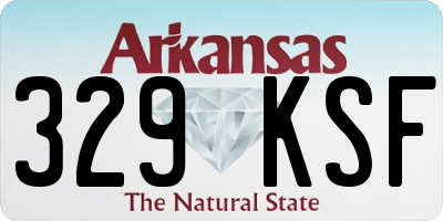 AR license plate 329KSF