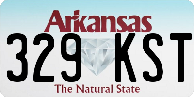 AR license plate 329KST