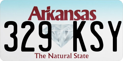 AR license plate 329KSY