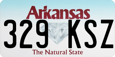 AR license plate 329KSZ