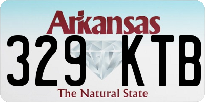 AR license plate 329KTB