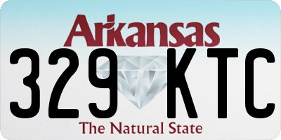 AR license plate 329KTC
