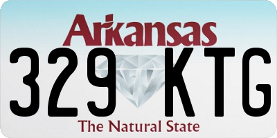 AR license plate 329KTG