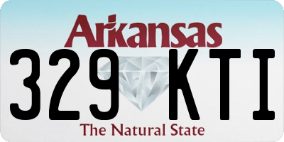 AR license plate 329KTI