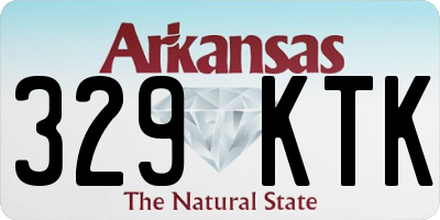 AR license plate 329KTK