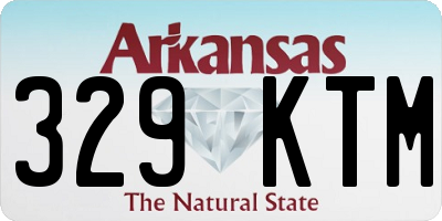 AR license plate 329KTM