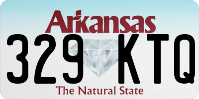 AR license plate 329KTQ