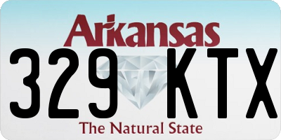 AR license plate 329KTX