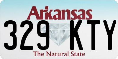 AR license plate 329KTY