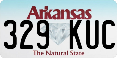 AR license plate 329KUC