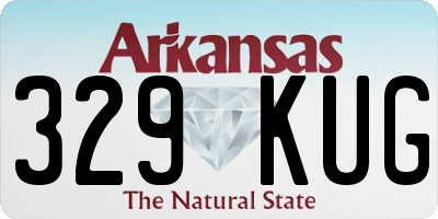 AR license plate 329KUG