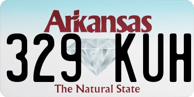AR license plate 329KUH