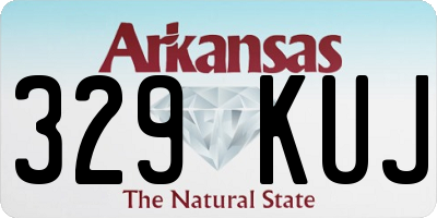AR license plate 329KUJ