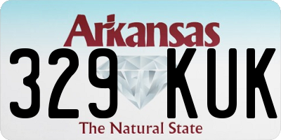 AR license plate 329KUK
