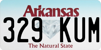 AR license plate 329KUM