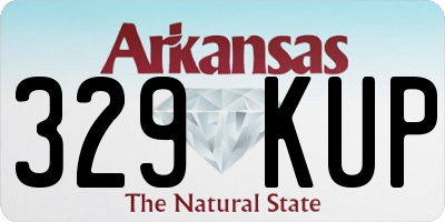 AR license plate 329KUP
