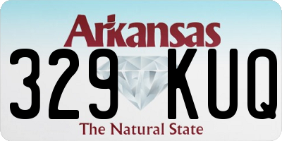 AR license plate 329KUQ