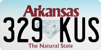 AR license plate 329KUS