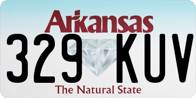 AR license plate 329KUV