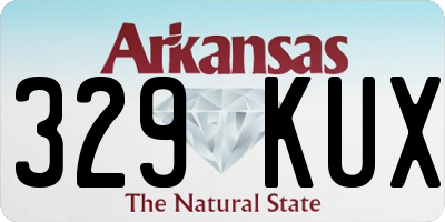 AR license plate 329KUX