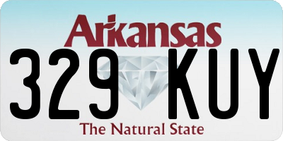 AR license plate 329KUY