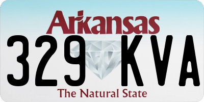 AR license plate 329KVA
