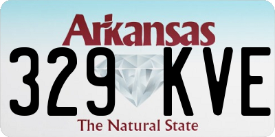 AR license plate 329KVE