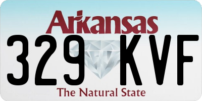 AR license plate 329KVF