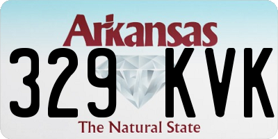 AR license plate 329KVK