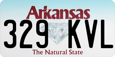 AR license plate 329KVL