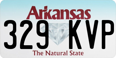 AR license plate 329KVP