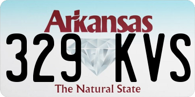 AR license plate 329KVS