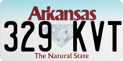 AR license plate 329KVT