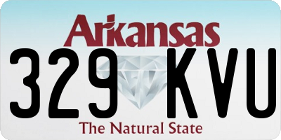 AR license plate 329KVU