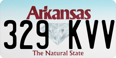 AR license plate 329KVV