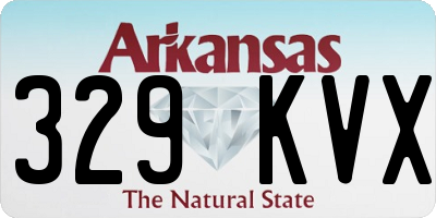 AR license plate 329KVX