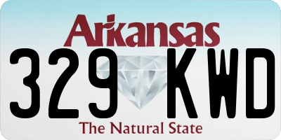 AR license plate 329KWD