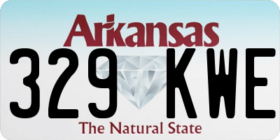 AR license plate 329KWE