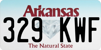 AR license plate 329KWF